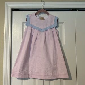 Girls Size 5, Beaufort Bonnet, Pink and Blue dress